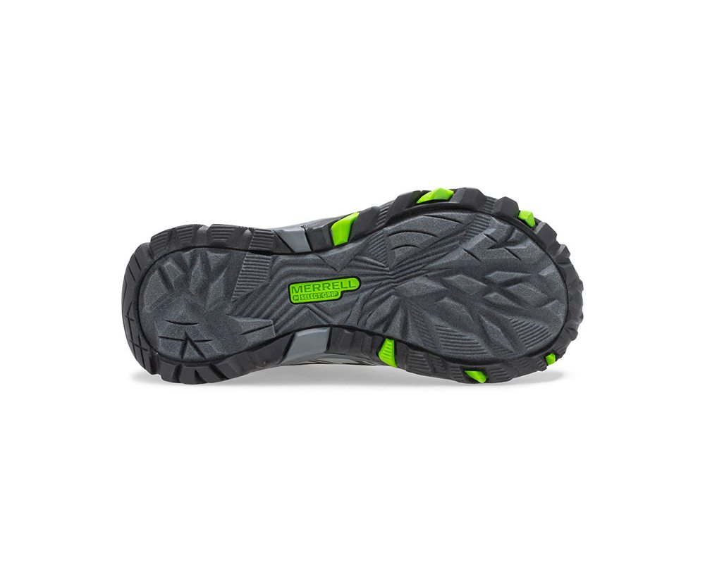 Buty Sportowe Merrell Dziecięce Czarne - Moab Fst Niskie A/C Waterproof - 092847-CAW